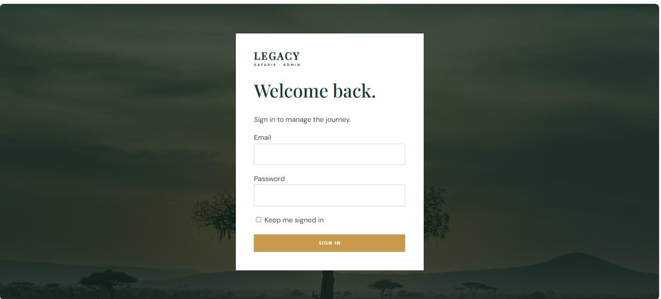 Safari & Tour Operator Management System screenshot 3