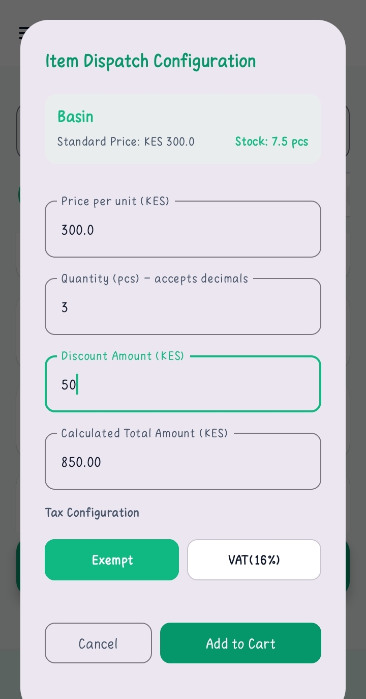 Mobile POS Management App screenshot 2